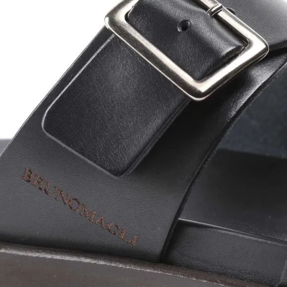 Erasmo Double-Buckle Sandal