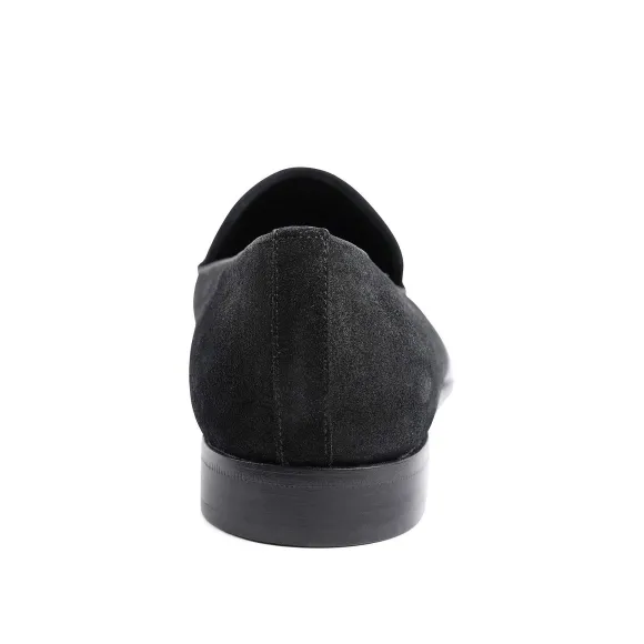 Monet A-Line Patent Suede Smoking Slipper